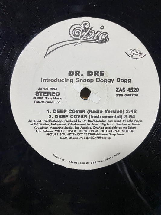 Dr. Dre - Deep Cover (12", Single, Unofficial Release)