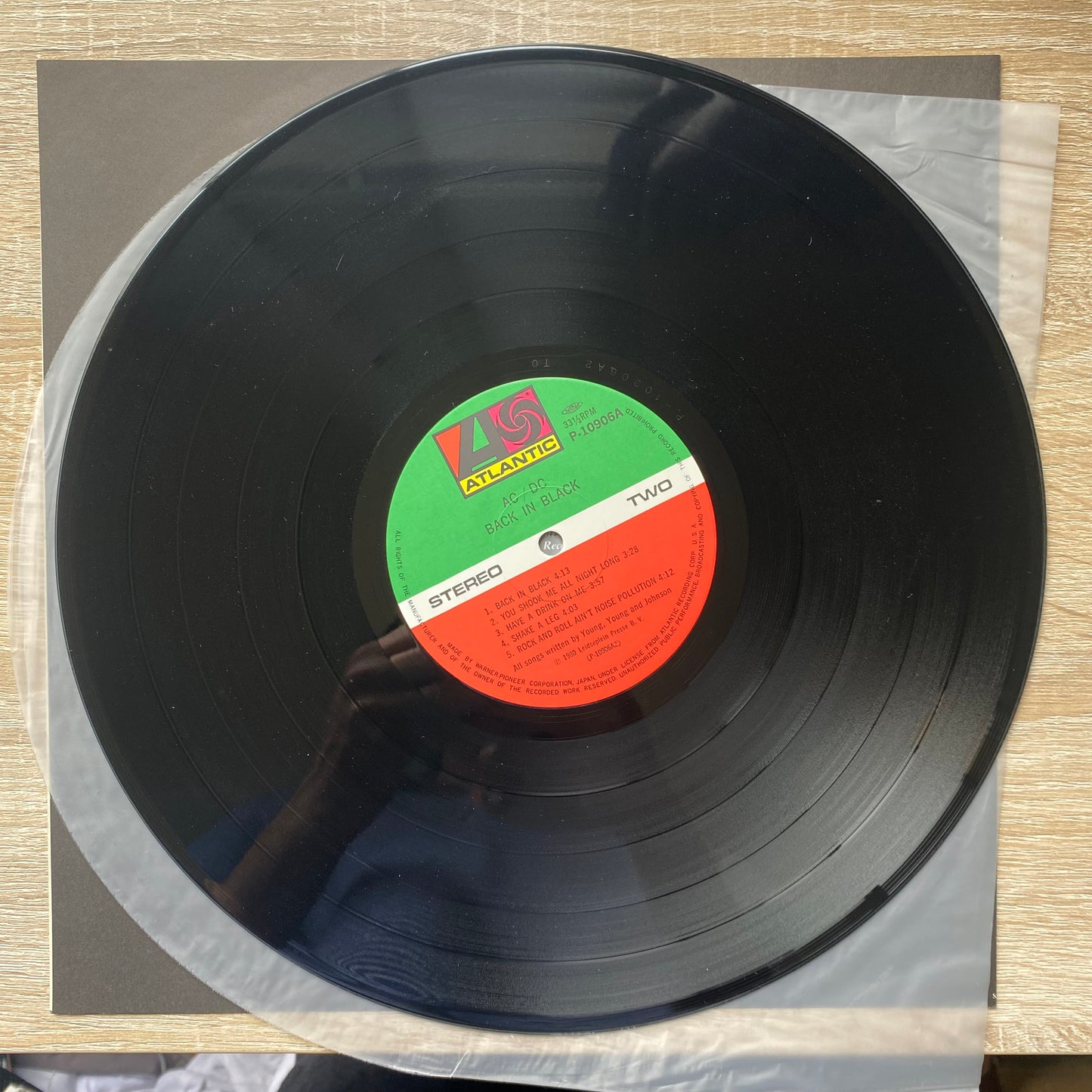 OG JP - AC/DC - Back In Black (LP, Album)