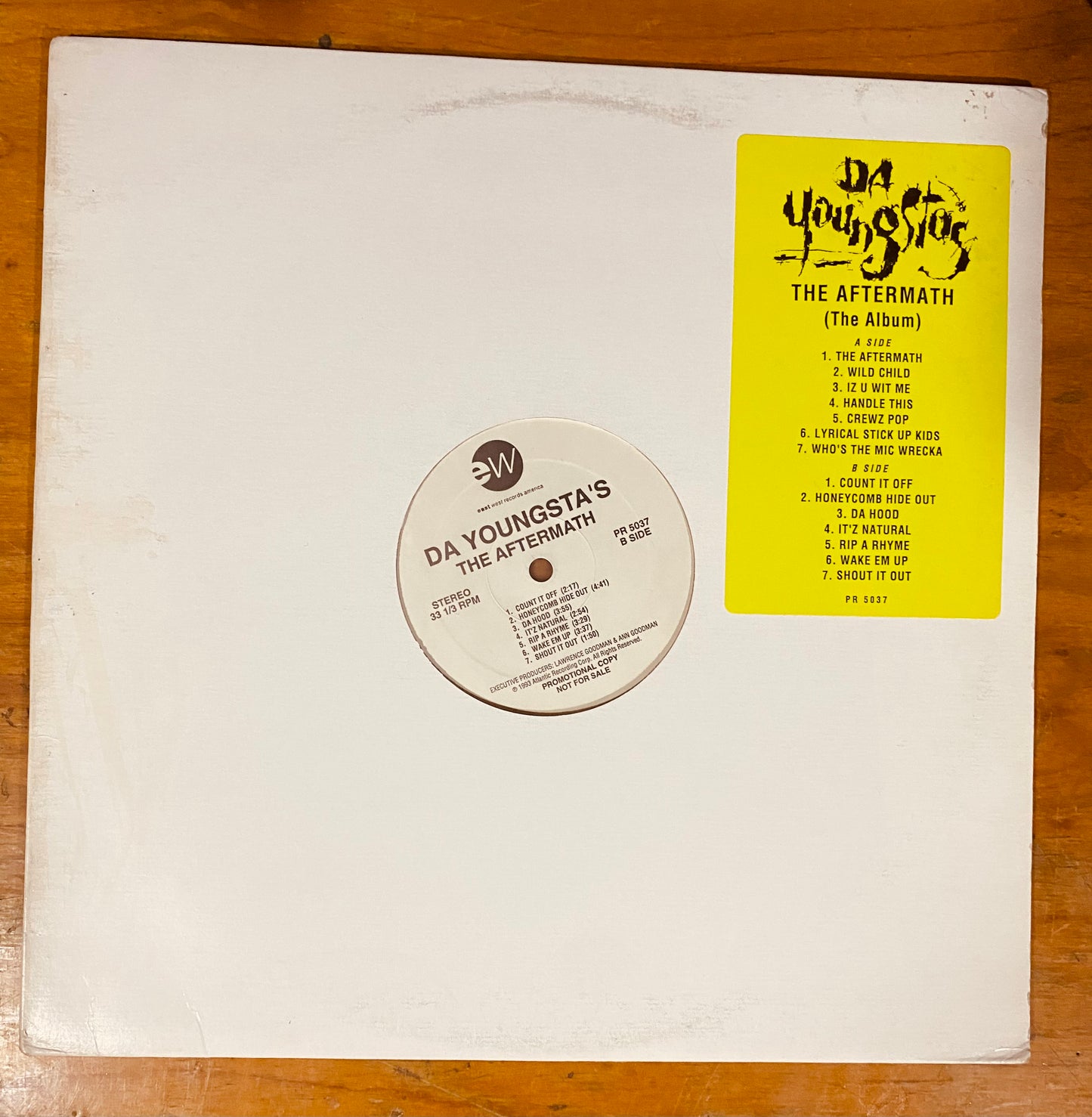 OG US - Da Youngsta's - The Aftermath (The Album) (LP, Album, Promo) CL