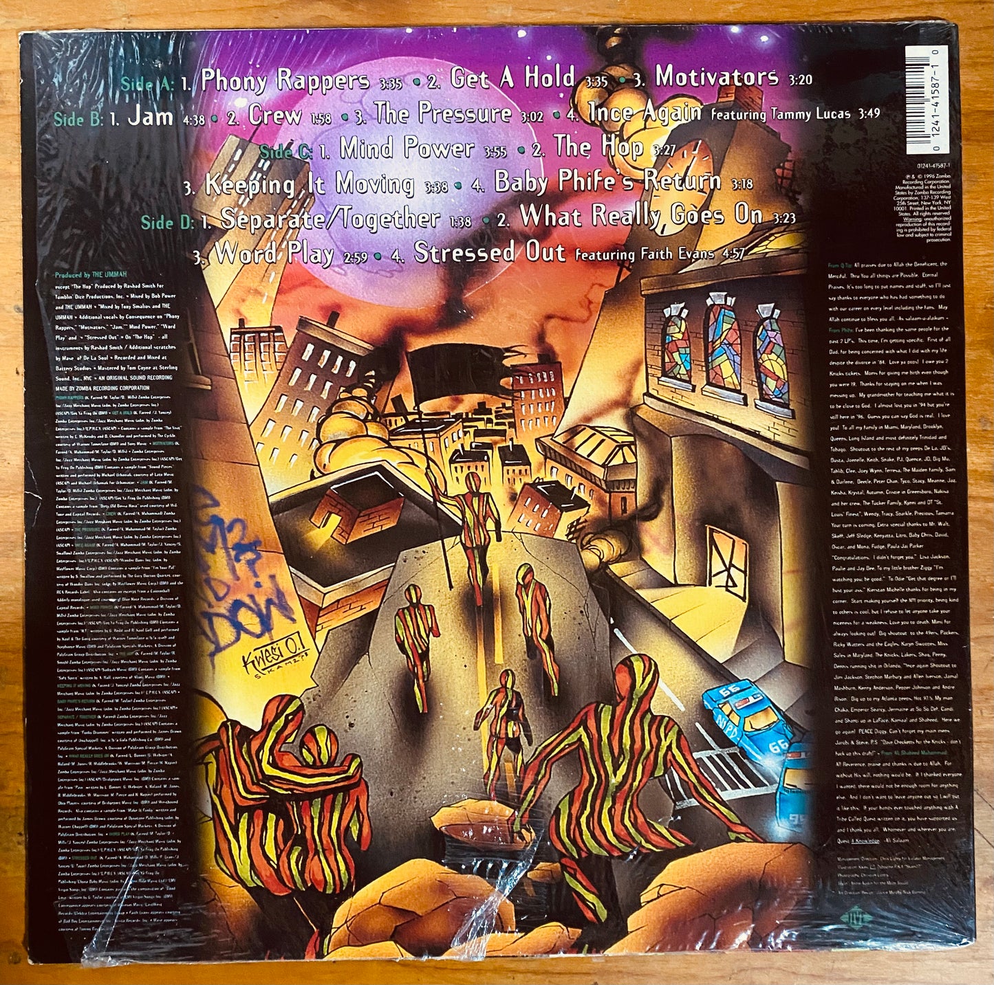 OG US - A Tribe Called Quest - Beats, Rhymes And Life (2xLP, Album) CL