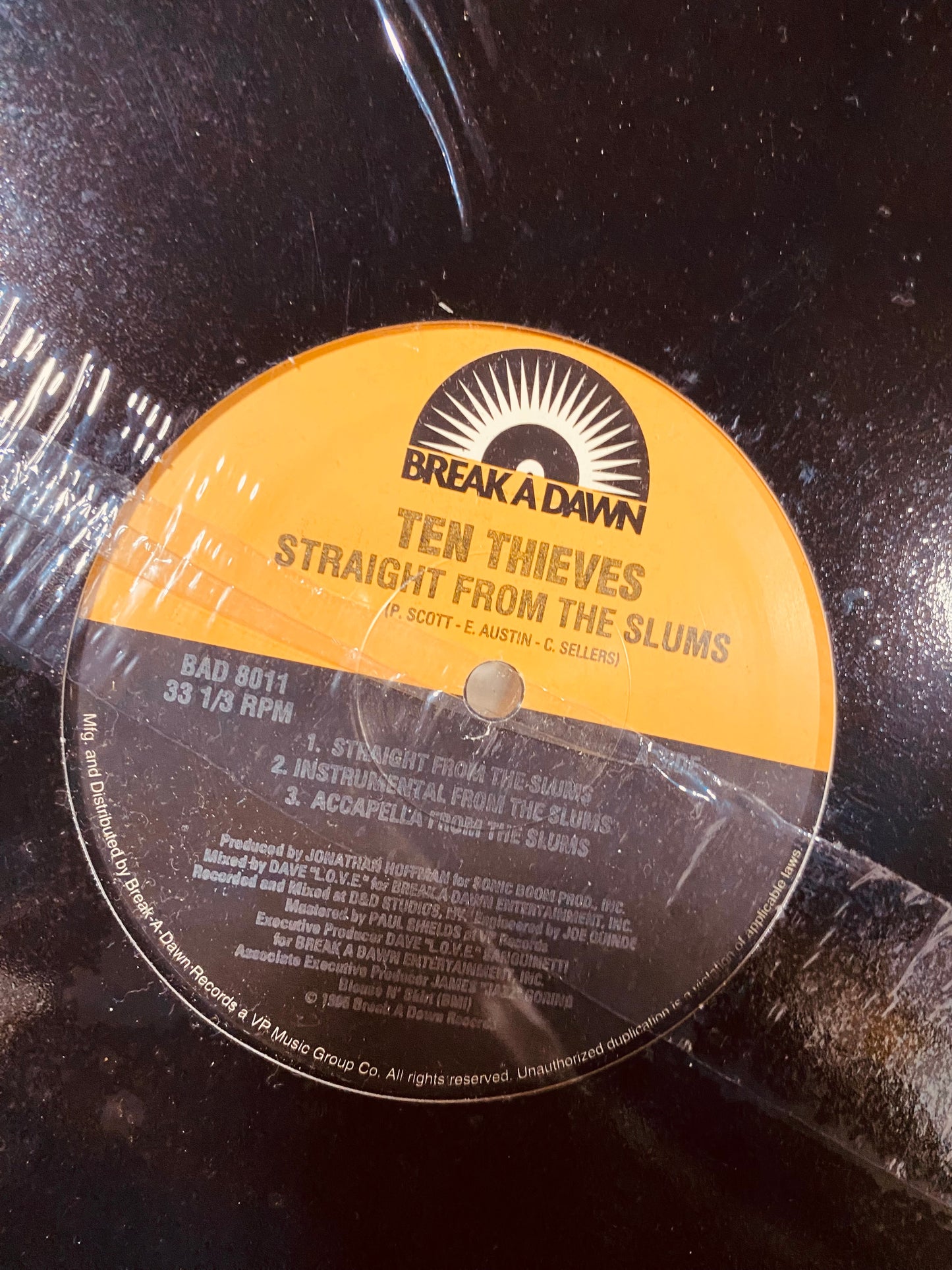 OG US - Ten Thieves - Straight From The Slums (12")