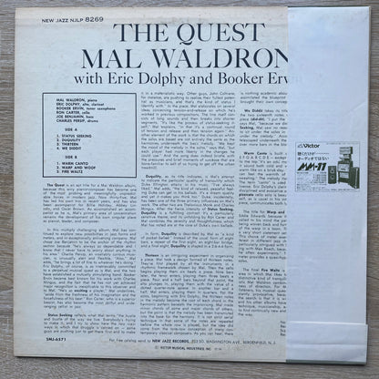 Mal Waldron With Eric Dolphy And Booker Ervin - The Quest (LP, Album, Promo, RE)