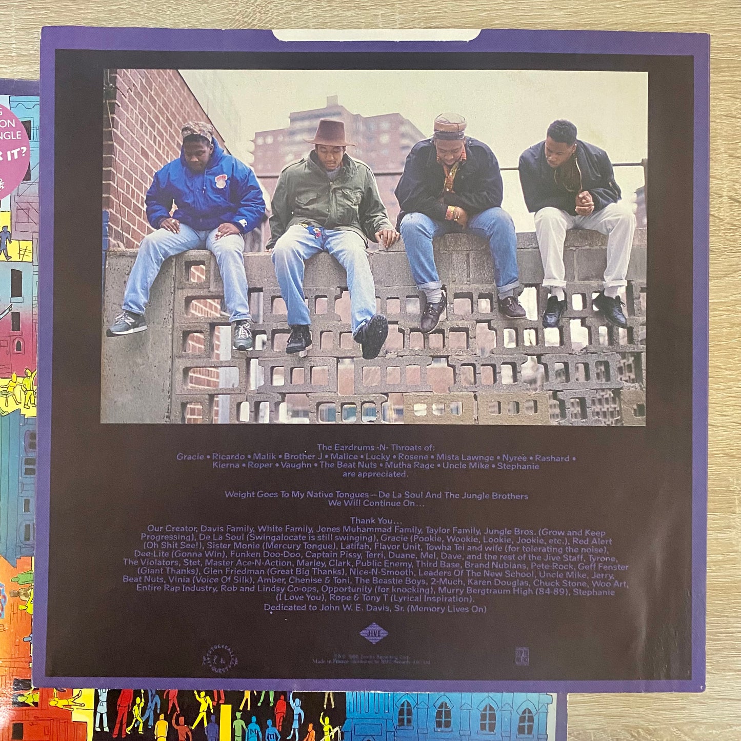 OG UK- A Tribe Called Quest - People's Instinctive Travels And The Paths Of Rhythm (LP, Album)