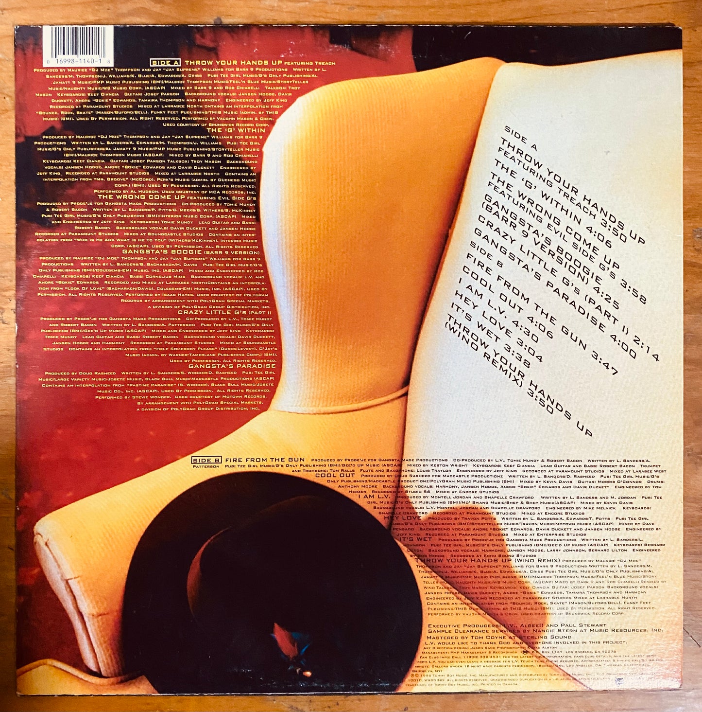 OG US - L.V.* - I Am L.V. (LP, Album) CL