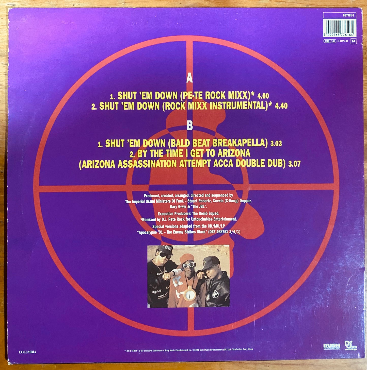 Public Enemy - Shut 'Em Down (Remix) (12")