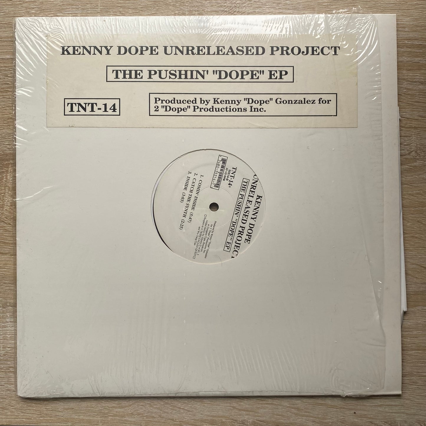 OG US - Kenny Dope Unreleased Project* - The Pushin' "Dope" EP (12", EP)