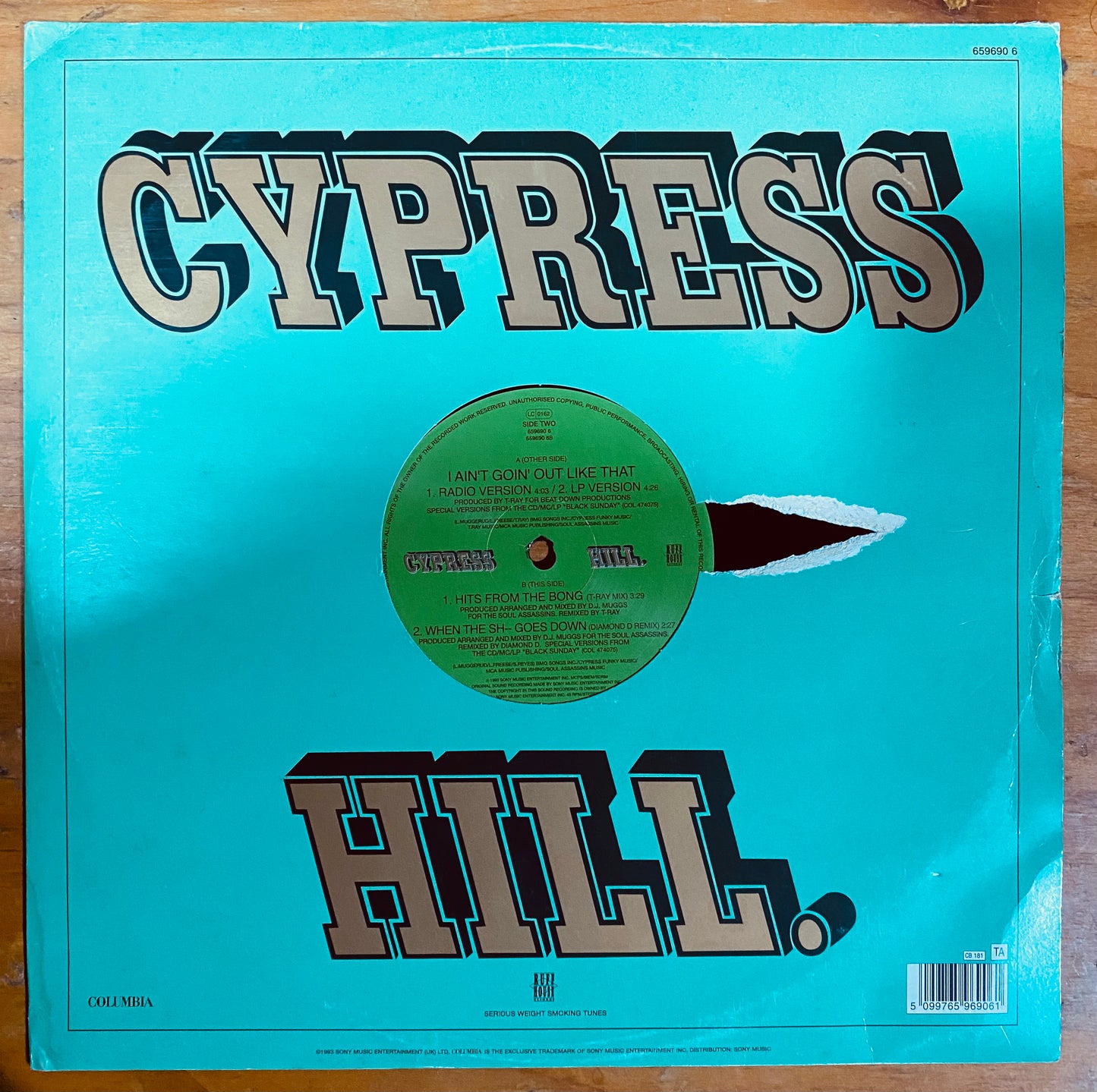OG UK PROMO - Cypress Hill - I Ain't Goin' Out Like That (12", Promo)