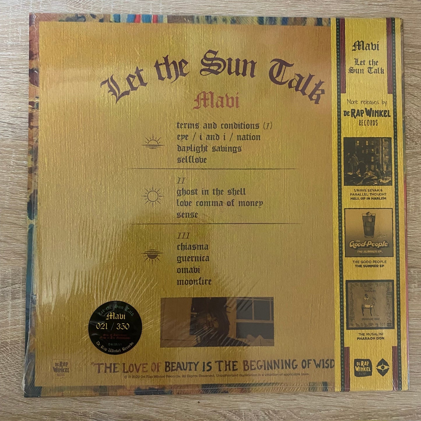 OG PRESS - Mavi  - Let The Sun Talk (LP, Album, Ltd, Num, Ult)