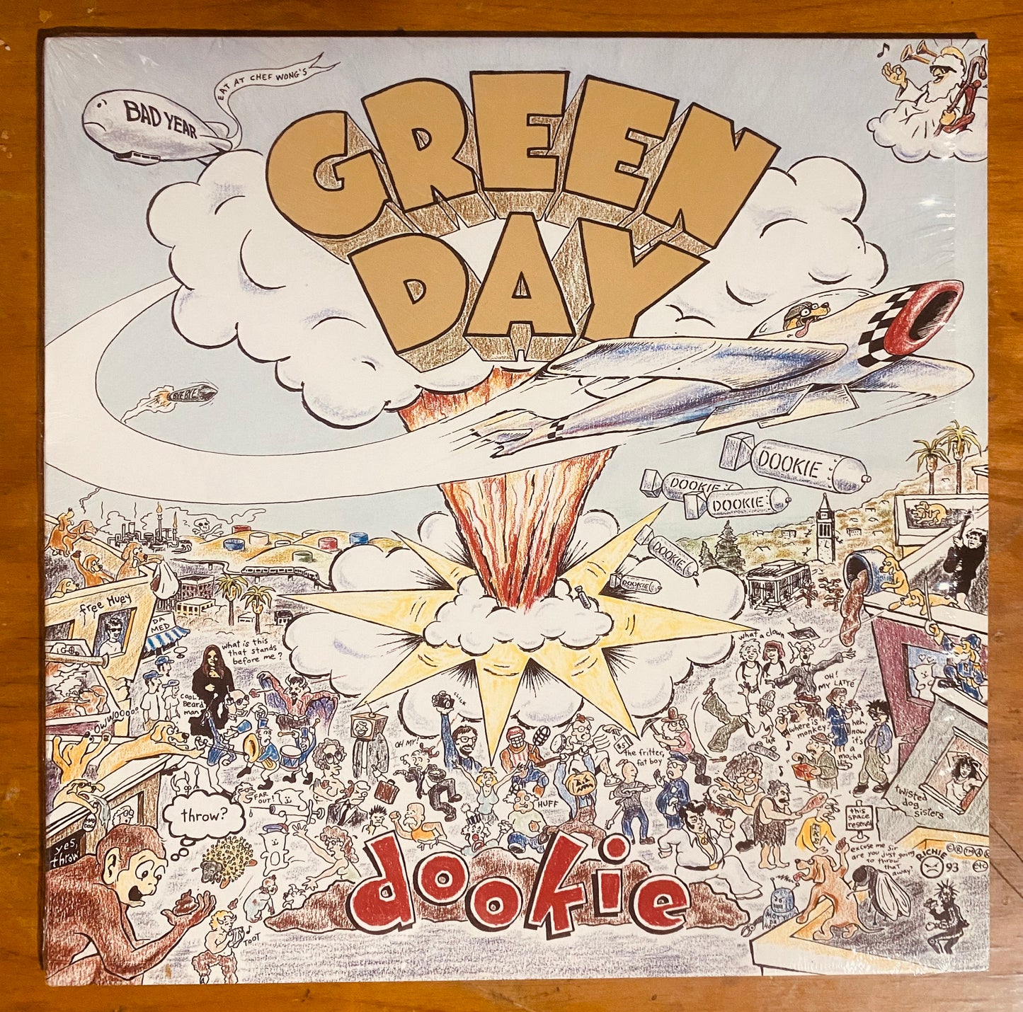 REPRESS US -Green Day - Dookie (LP, Album, RP, Pin) CL