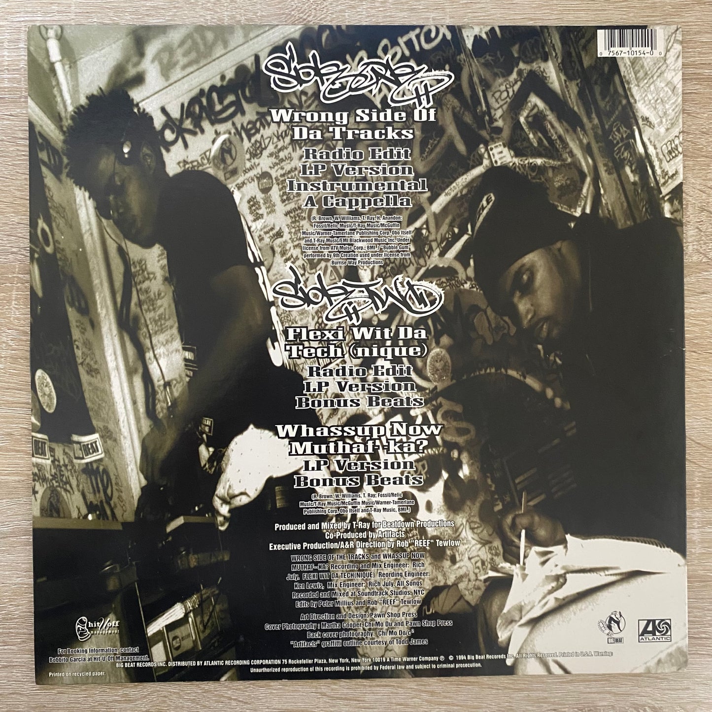 OG US - Artifacts - Wrong Side Of Da Tracks (12", Single)