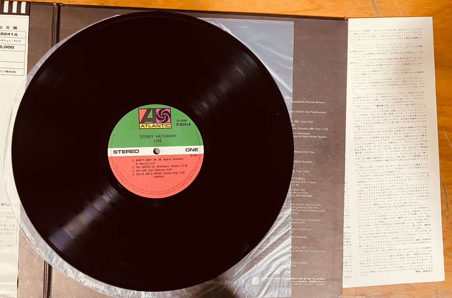 OG JAPON - Donny Hathaway - Live (LP, Album, RP, Gat) CL