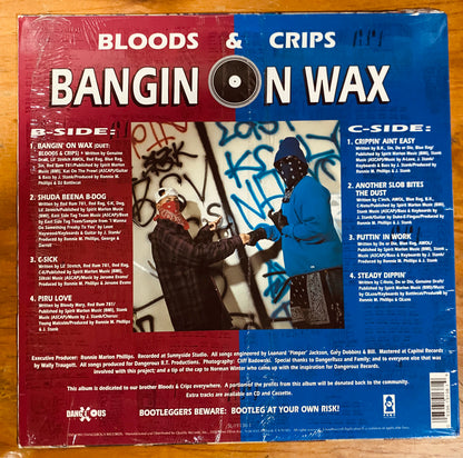 OG US - Bloods & Crips - Bangin On Wax (LP, Album) CL