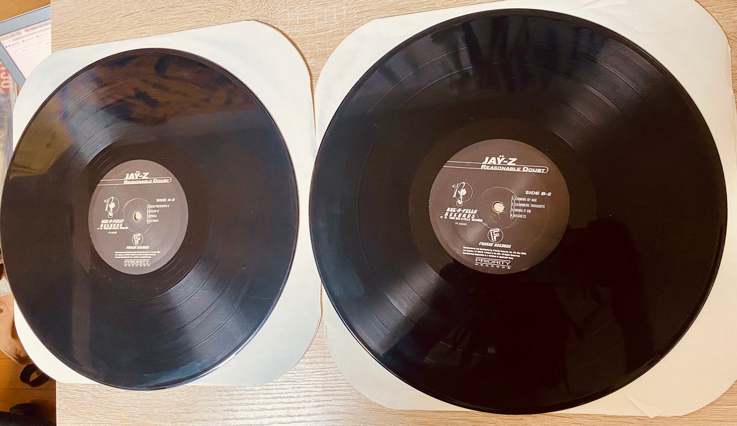 OG US - Jaÿ-Z* - Reasonable Doubt (2xLP, Album)
