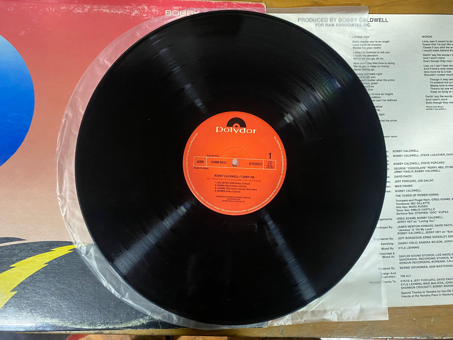 OG JAPON - Bobby Caldwell - Carry On (LP, Album) CL