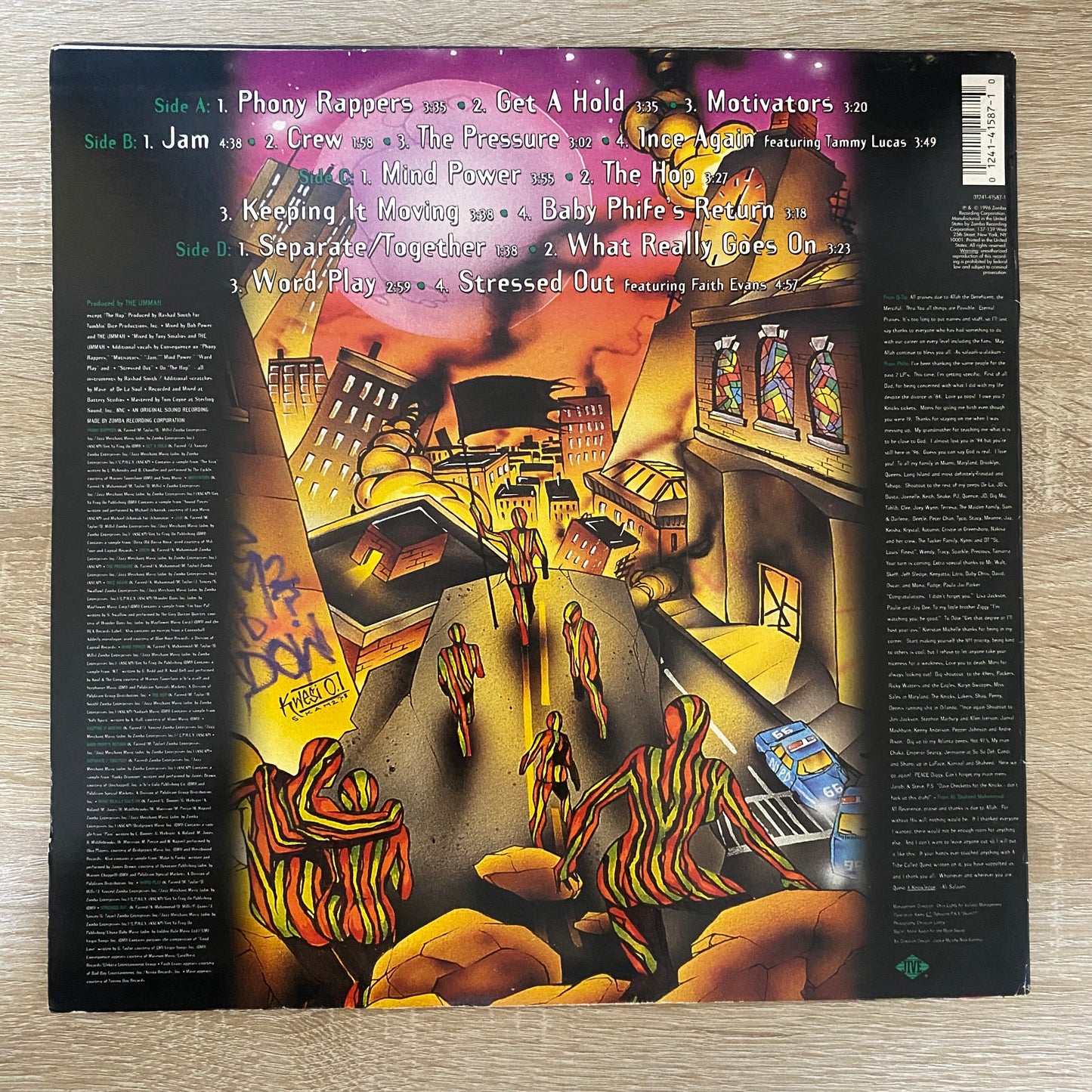 OG US - A Tribe Called Quest - Beats, Rhymes And Life (2xLP, Album)