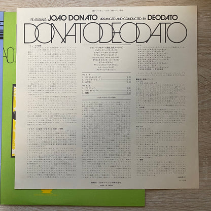OG JP - João Donato Arranged And Conducted By Deodato* - DonatoDeodato (LP, Album)