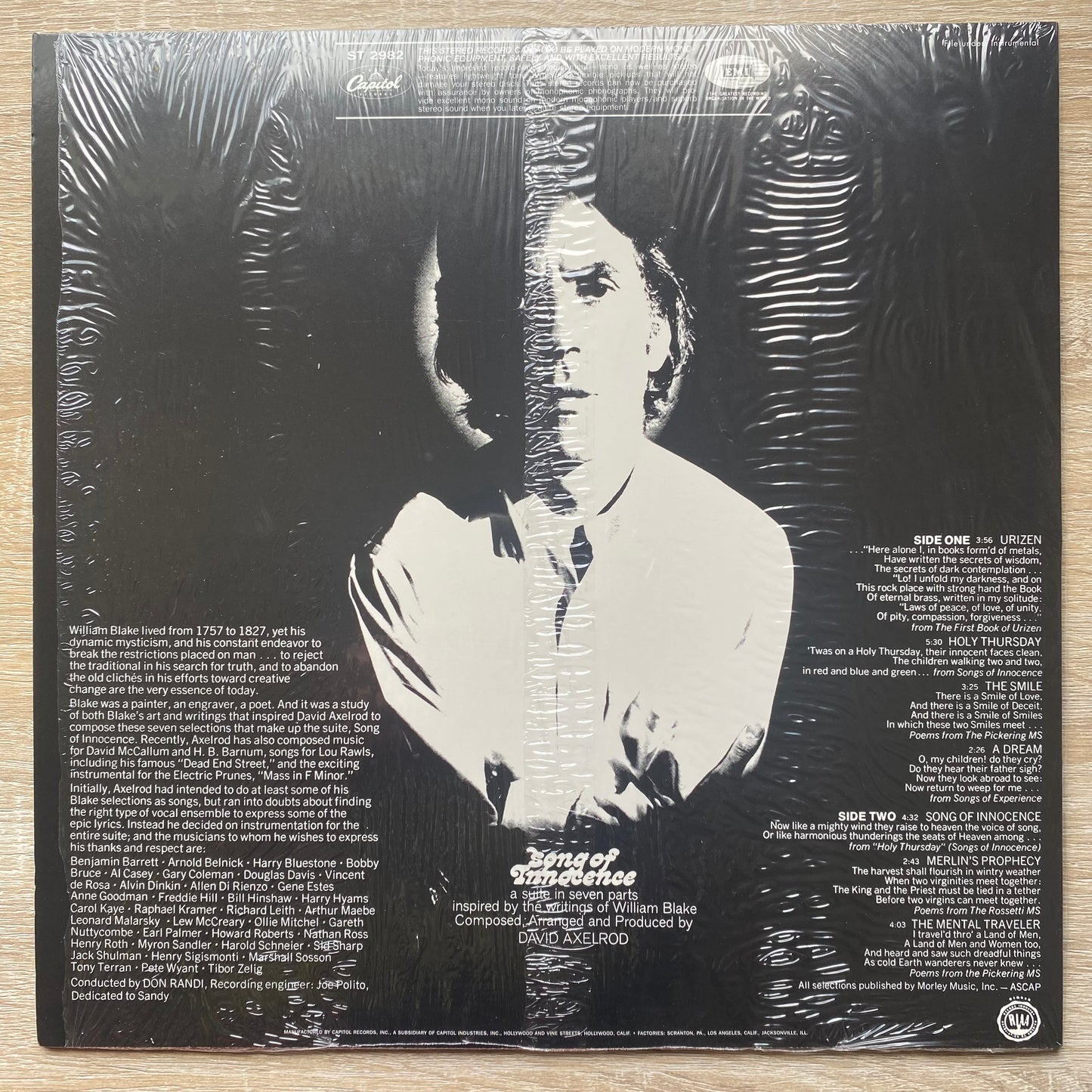 David Axelrod - Song Of Innocence (LP, Album, RE, 180)
