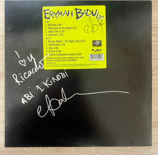 OG US - Erykah Badu - Live (LP, Album)