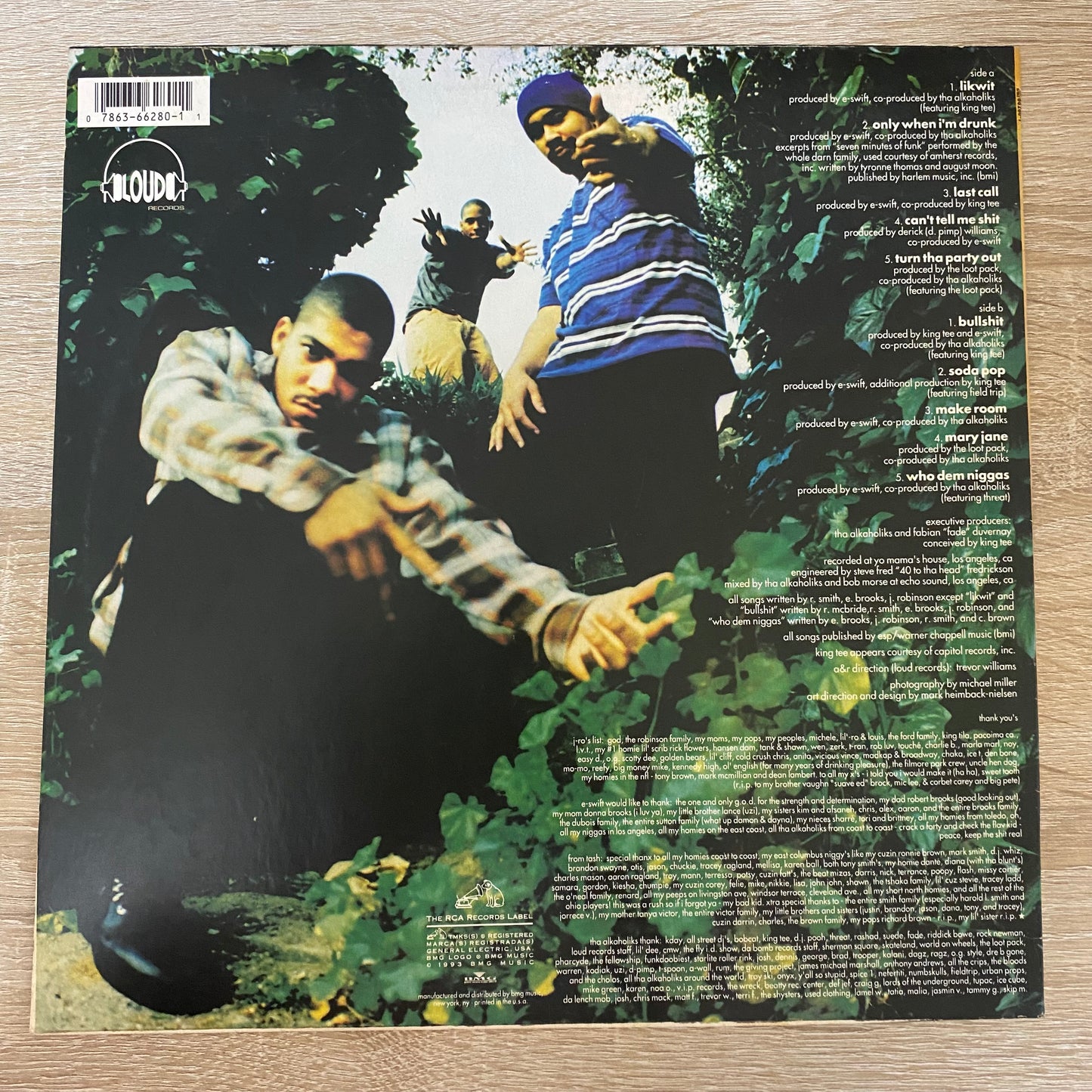 OG US - Tha Alkaholiks - 21 & Over (LP, Album)