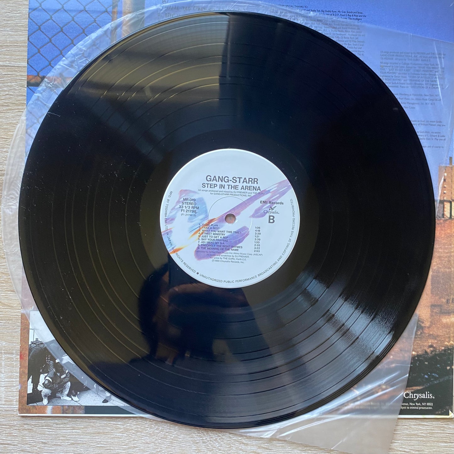 Japan Press!! - Gang Starr - Step In The Arena (LP, Album)