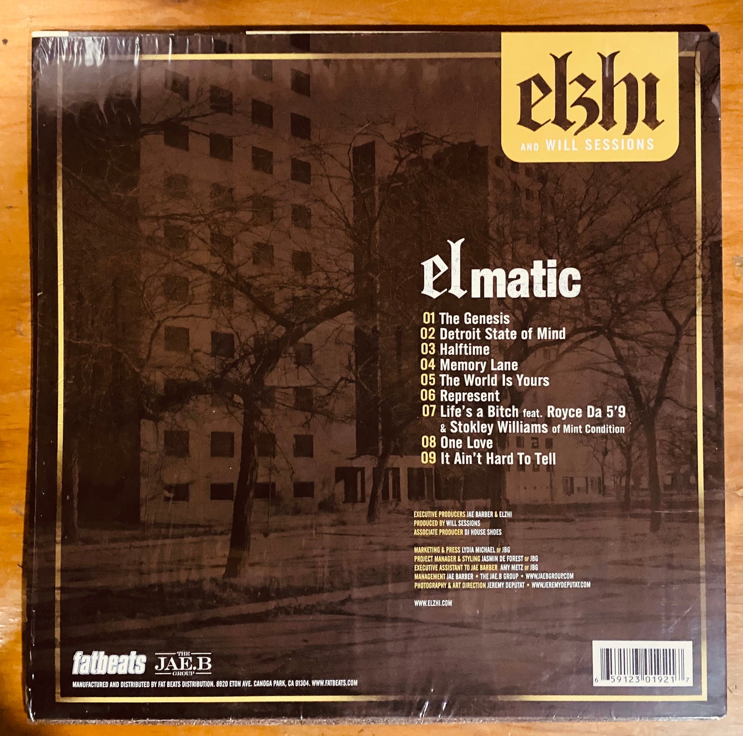 US PRESS - Elzhi And Will Sessions - Elmatic (2xLP, Album, RE) CL