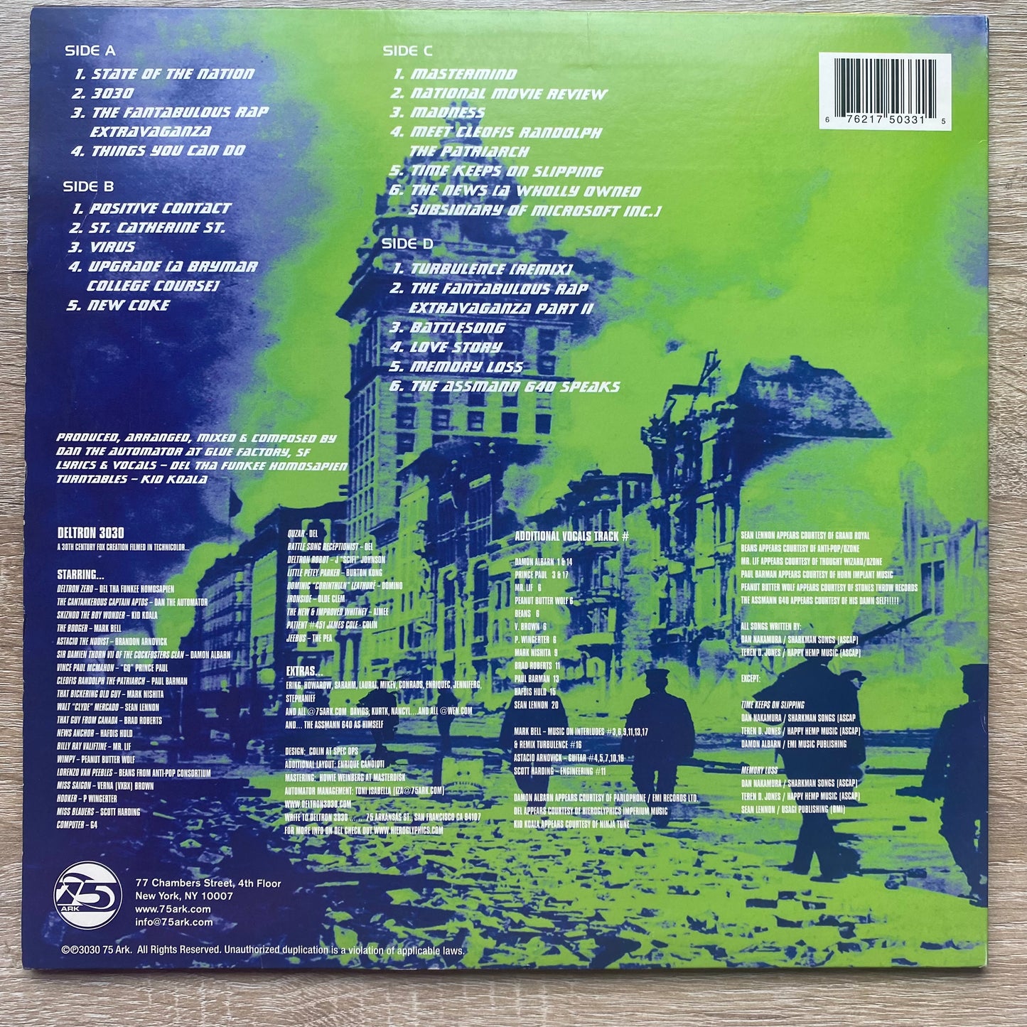 OG- Deltron 3030 - Deltron 3030 (2xLP, Album)