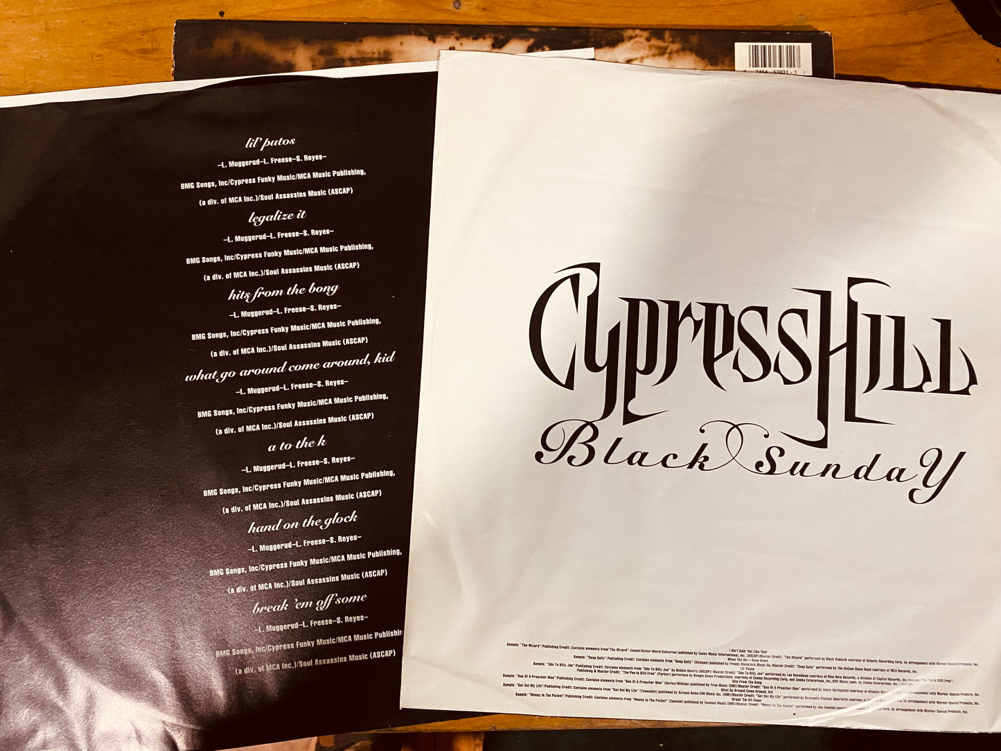 OG US -Cypress Hill - Black Sunday (2xLP, Album, Gat) CL