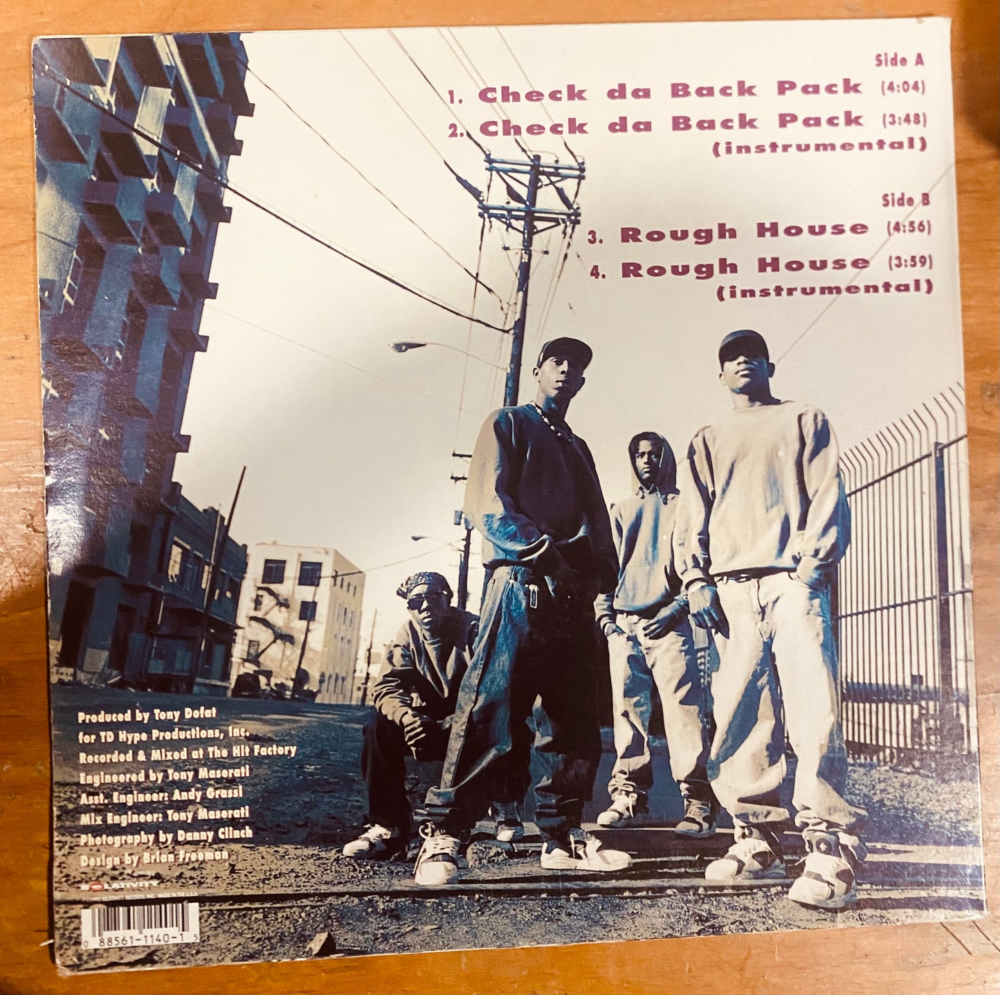 OG US - Rough House Survivers - Check Da Back Pack (12")