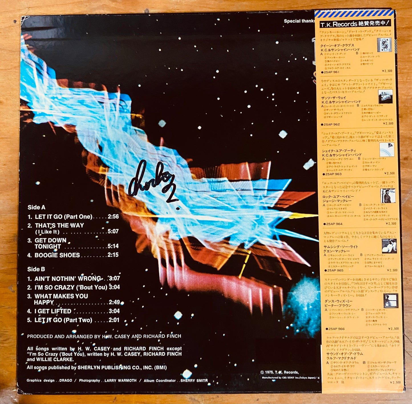 JAPON PRESS - KC And The Sunshine Band* - KC And The Sunshine Band (LP, Album, RE) CL