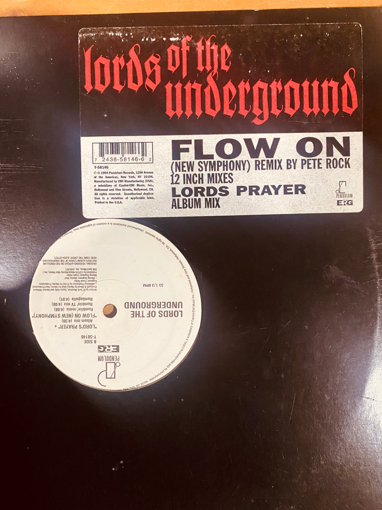 OG US - Lords Of The Underground - Flow On (New Symphony) (12")