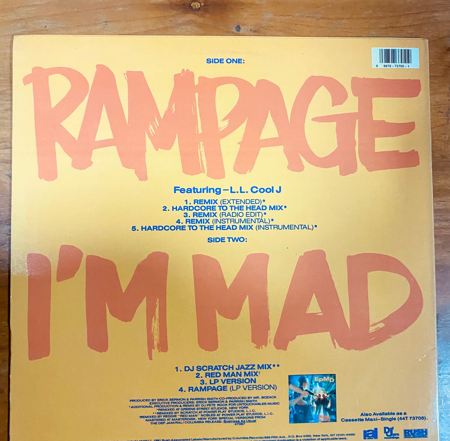 OG US - EPMD - Rampage (12")