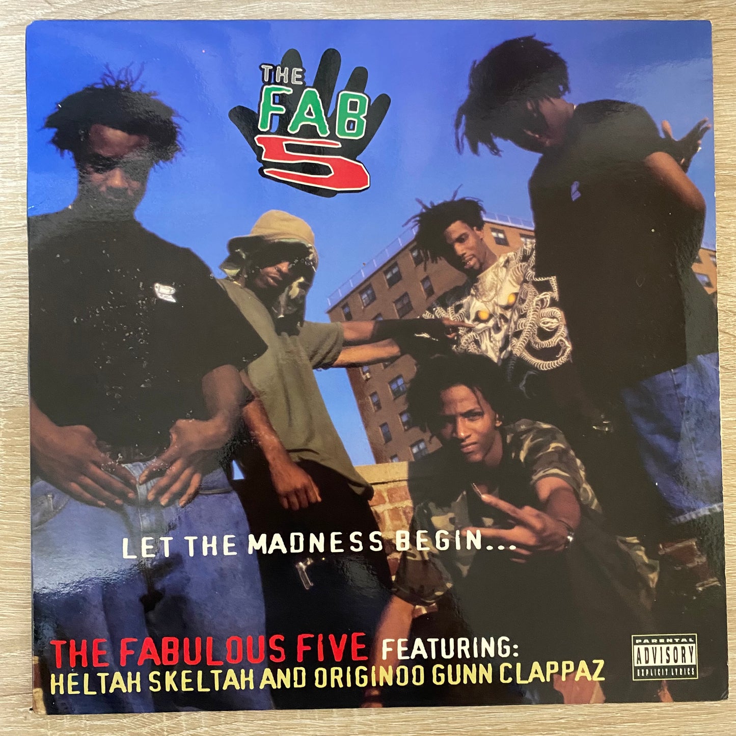 OG US - The Fabulous Five Featuring Heltah Skeltah And Originoo Gunn Clappaz* - Blah / Leflah (12", Single)
