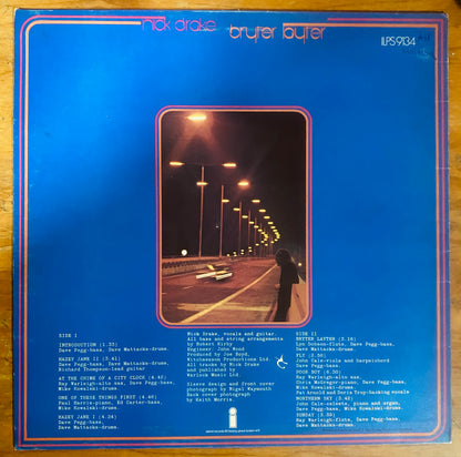 RE UK 1972 -  Nick Drake - Bryter Layter (LP, Album, RP) CL