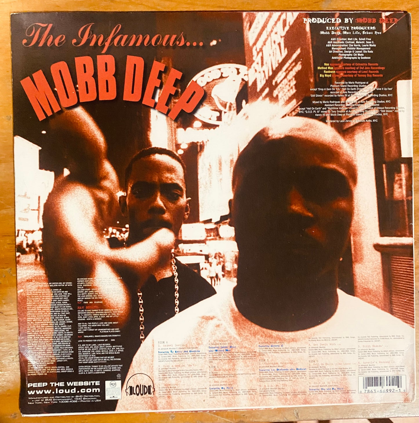 OG US - Mobb Deep - Hell On Earth (2xLP, Album) CL