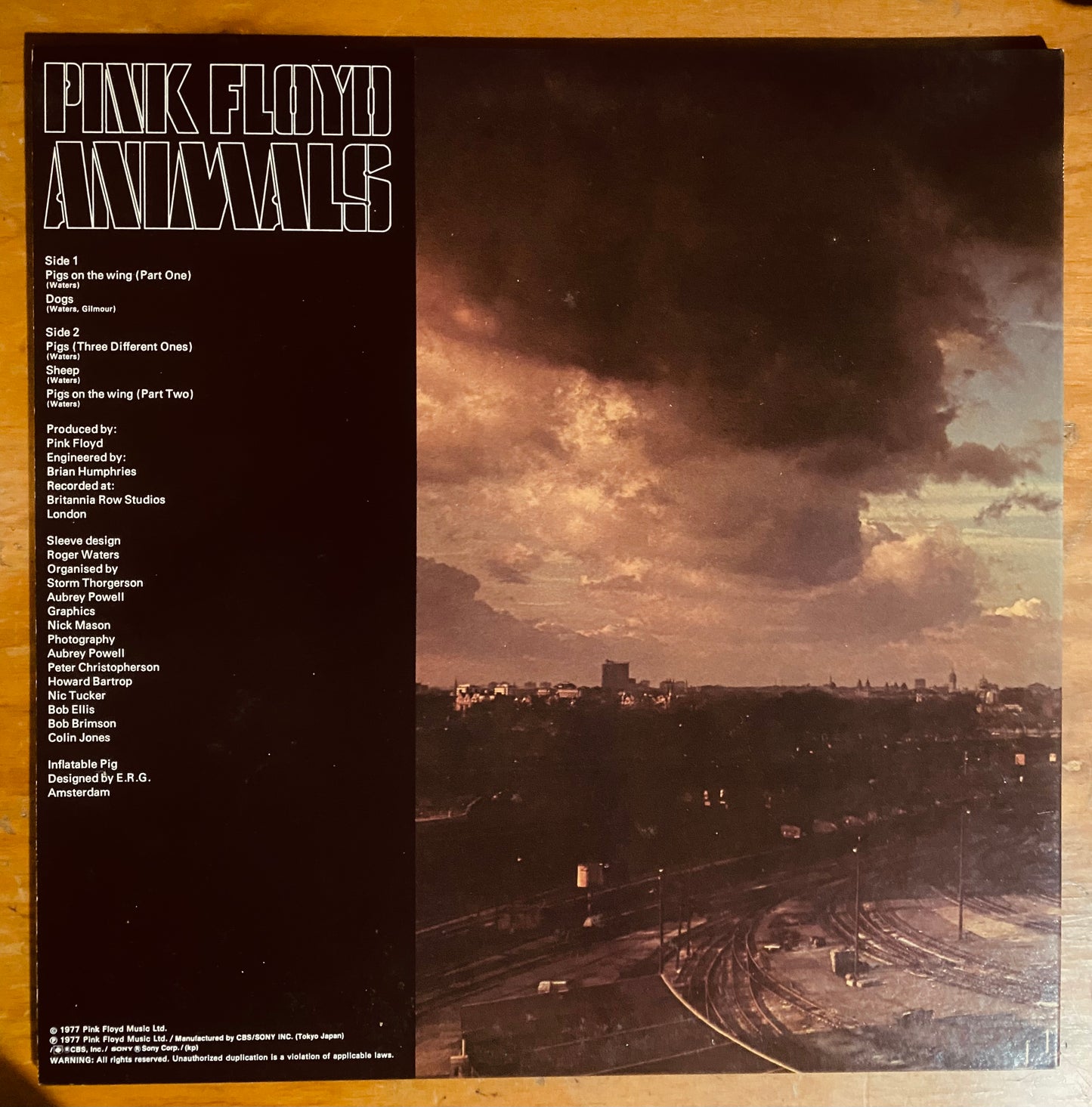 OG JAPON - Pink Floyd = ピンク・フロイド* - Animals = アニマルズ (LP, Album, Gat) CL