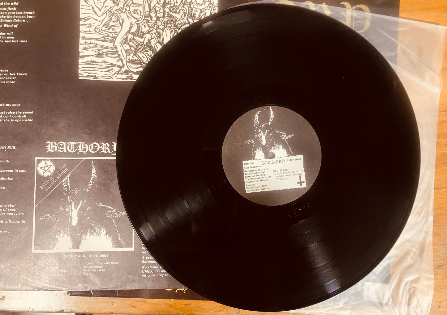 OG SWEDEN - Bathory - The Return...... (LP, Album, Gol) CL