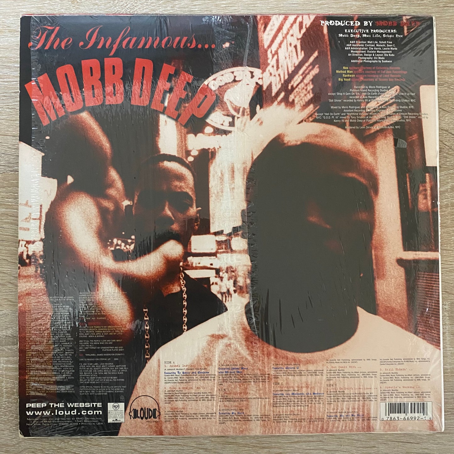 OG US - Mobb Deep - Hell On Earth (2xLP, Album)