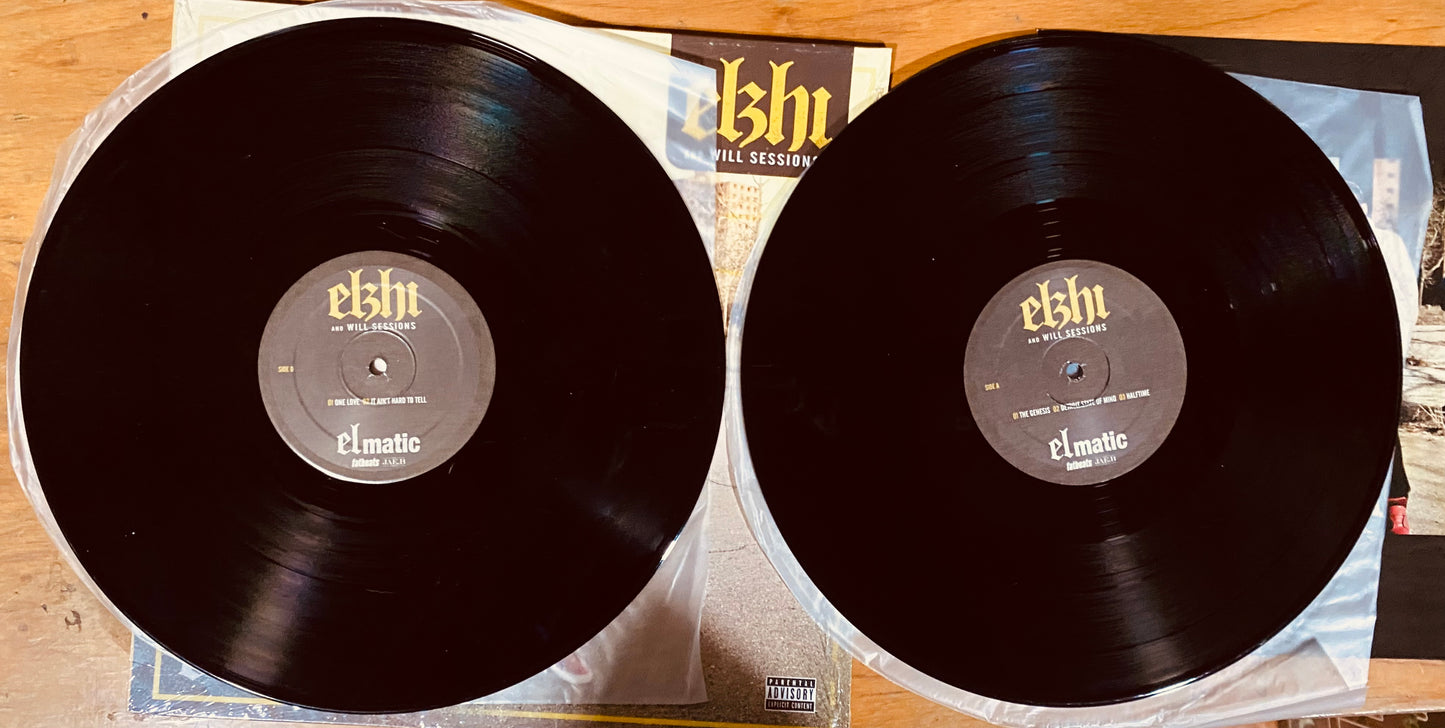US PRESS - Elzhi And Will Sessions - Elmatic (2xLP, Album, RE) CL