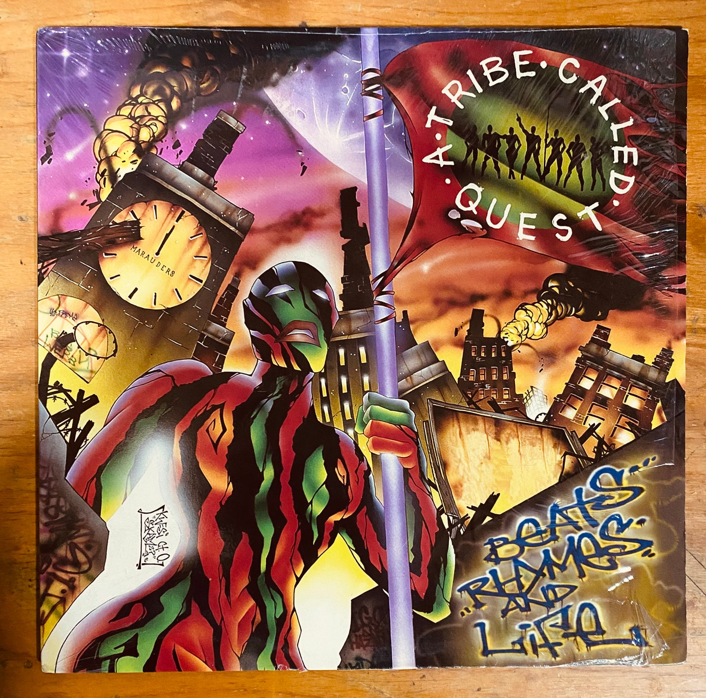 OG US - A Tribe Called Quest - Beats, Rhymes And Life (2xLP, Album) CL