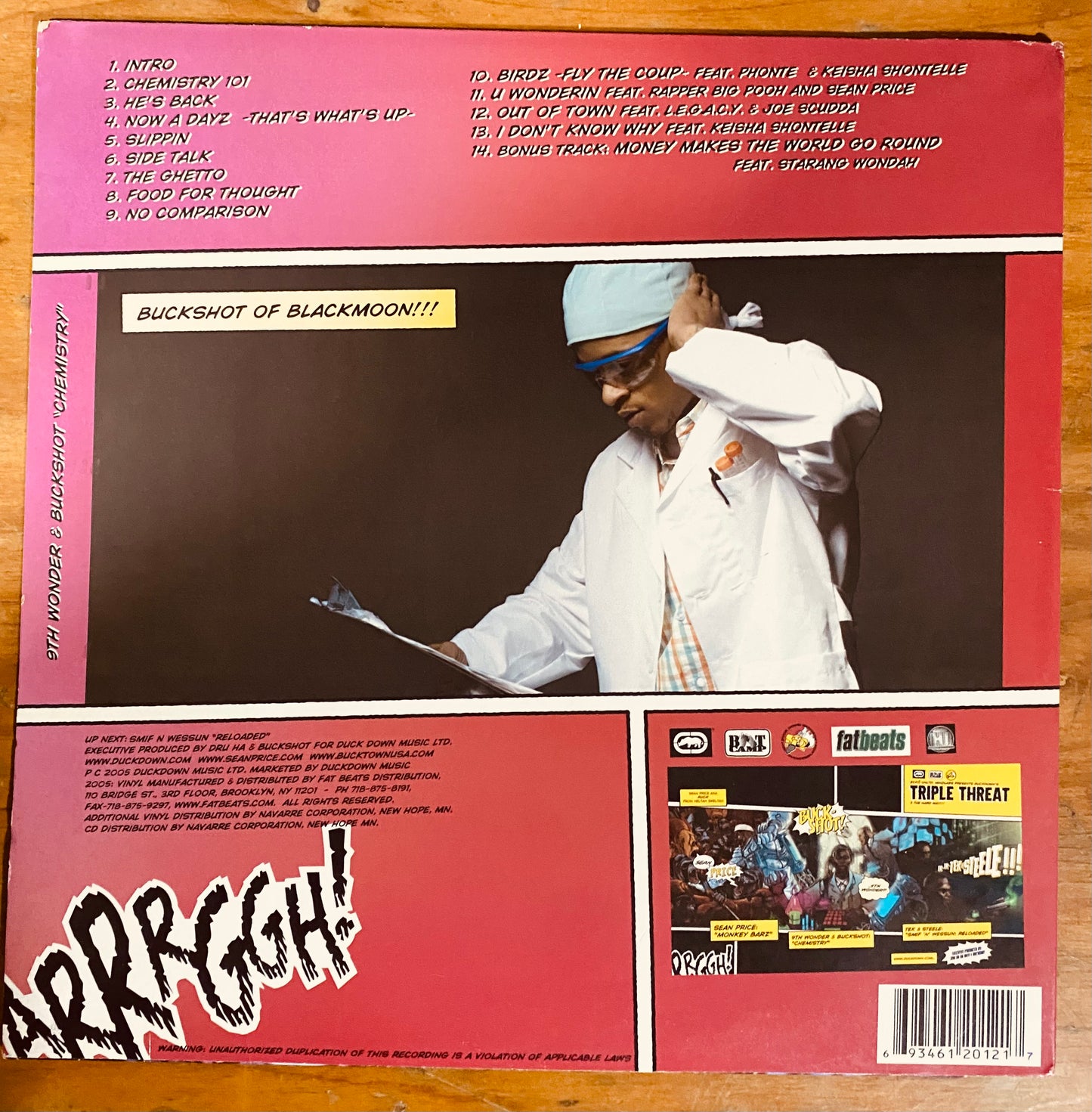 US PRESS - 9th Wonder & Buckshot - Chemistry (2xLP, Album, Ltd, RE) CL