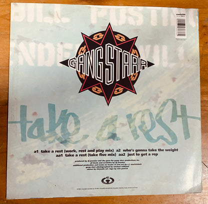 OG UK- Gang Starr - Take A Rest / Who's Gonna Take The Weight (12", Single)