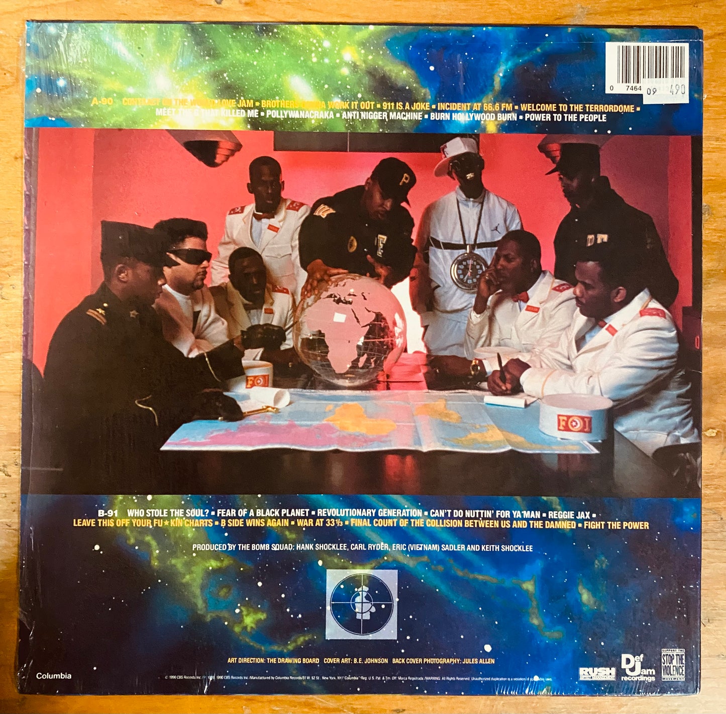 OG US - Public Enemy - Fear Of A Black Planet (LP, Album) CL