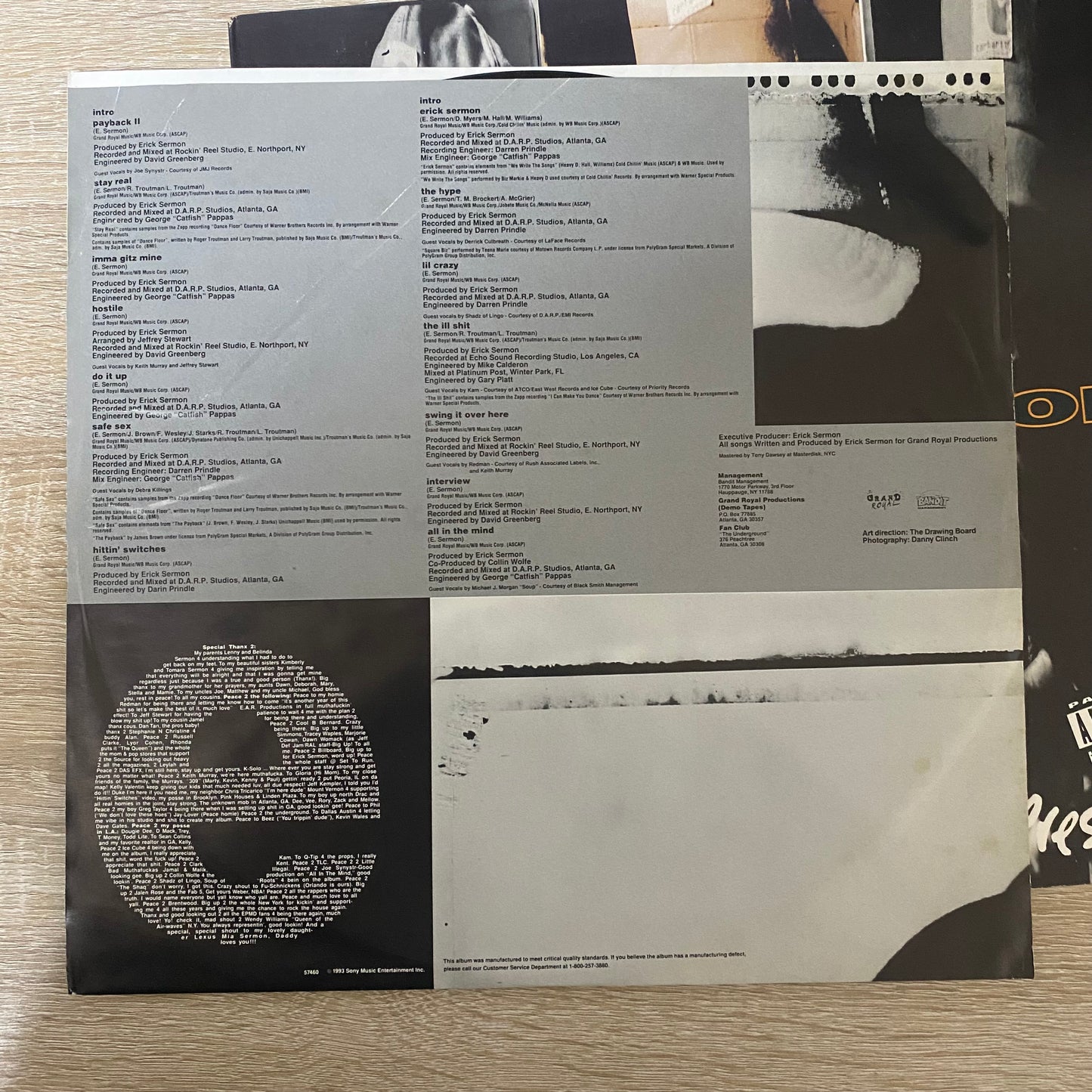 OG US - Erick Sermon - No Pressure (LP, Album)