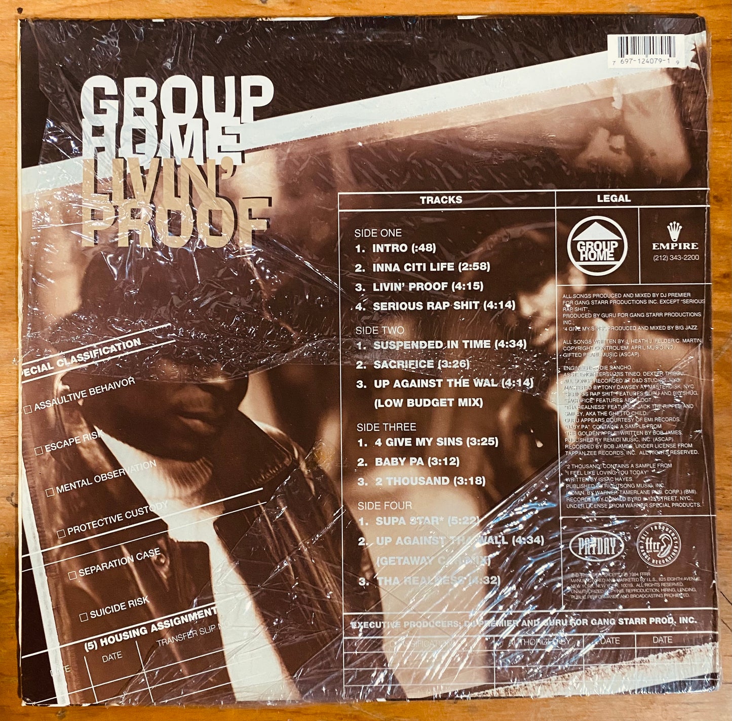 OG US - Group Home - Livin' Proof (2xLP, Album) CL