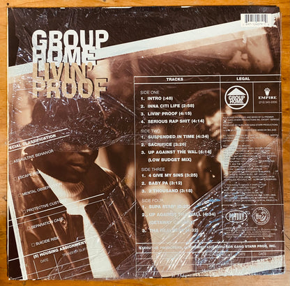 OG US - Group Home - Livin' Proof (2xLP, Album) CL