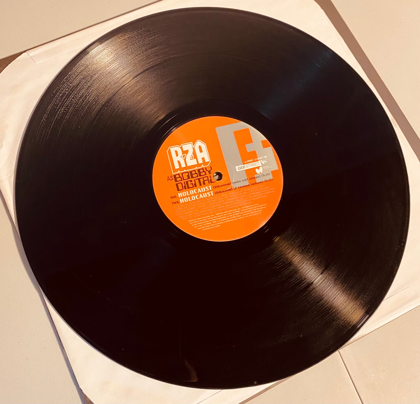OG US - RZA as Bobby Digital - B.O.B.B.Y. / Holocaust (Silk Worm) (12")