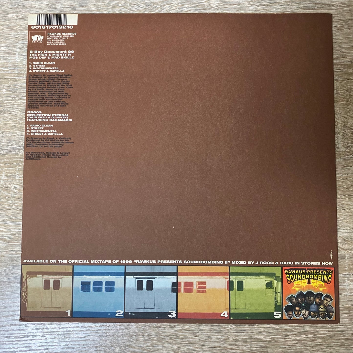 OG US - The High & Mighty / Reflection Eternal - B-Boy Document 99 / Chaos (12")