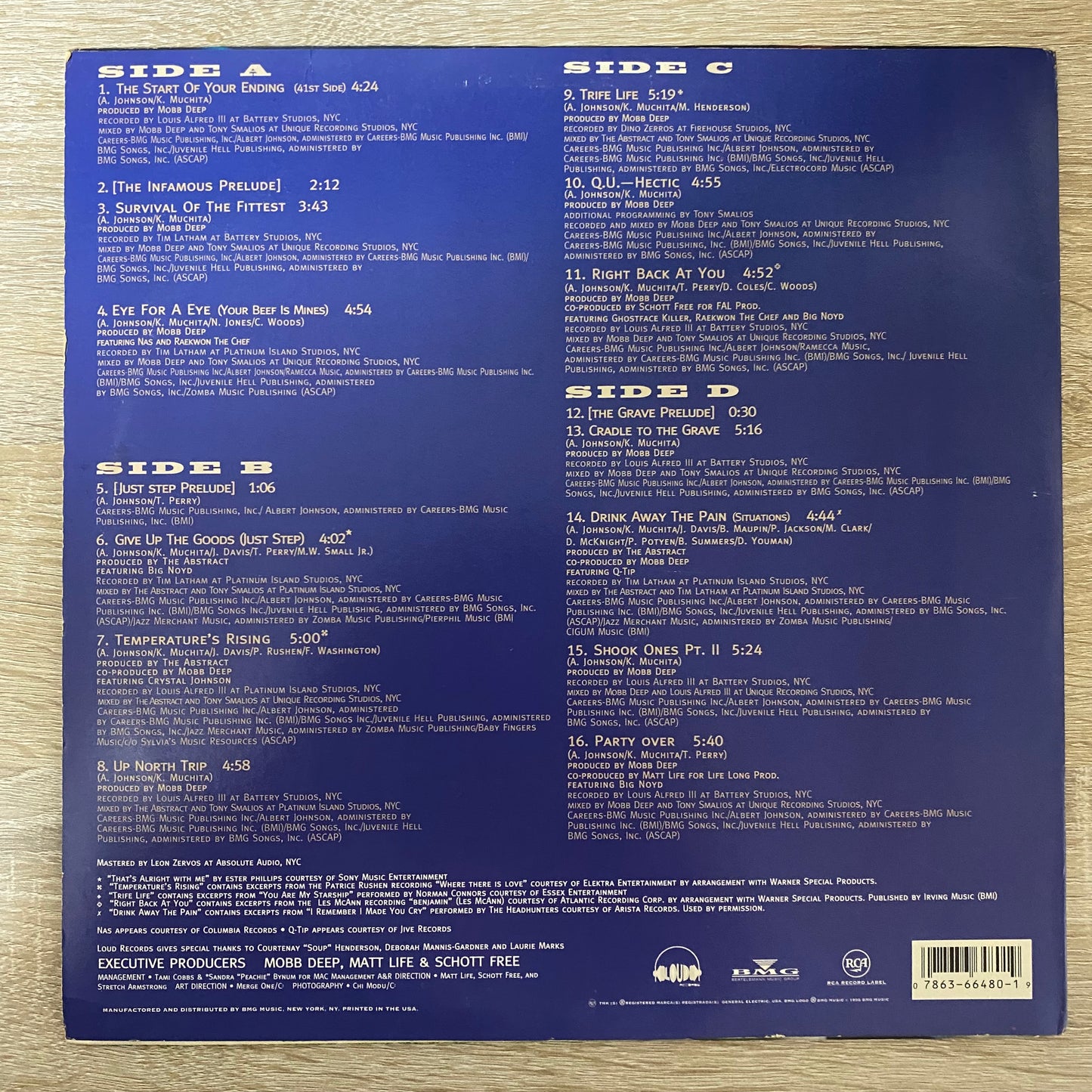 OG US - Mobb Deep - The Infamous (2xLP, Album)