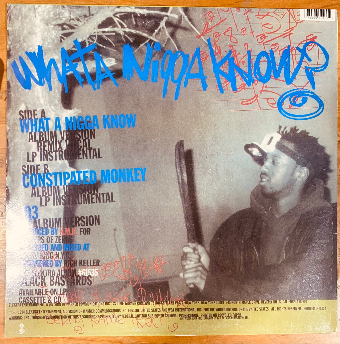 KMD - What A Nigga Know? (12") Unofficial Release