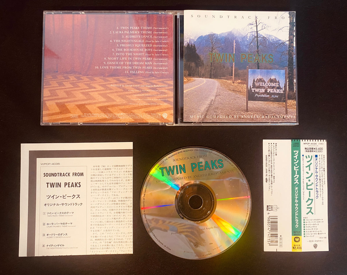 Angelo Badalamenti - Soundtrack From Twin Peaks = ツイン・ピークス　オリジナル・サウンドトラック (CD, Album, RP)